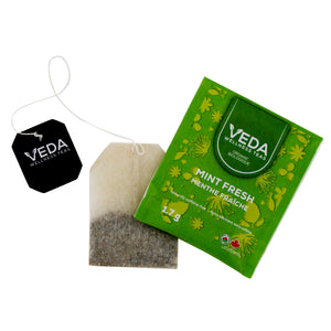 MINT FRESH (Organic Mint, Ginger and fennel) 16 tea bags, Soothing and refreshing tea