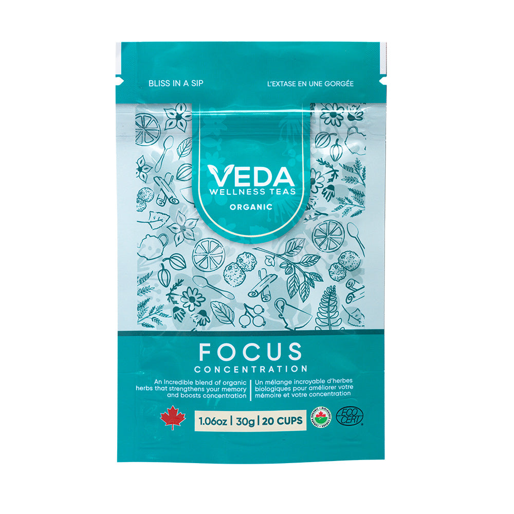 FOCUS TEA Organic Loose leaf (boosts memory and clarity of mind)